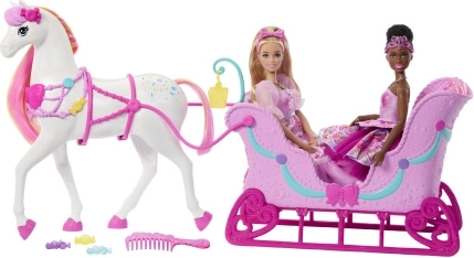 Barbie Diótörő – szán a lóval