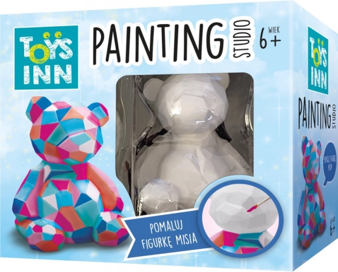 Kifestendő mackó figura