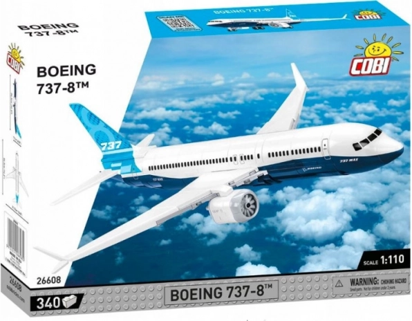 COBI Boeing 737-8 repülőgép-építőkészlet