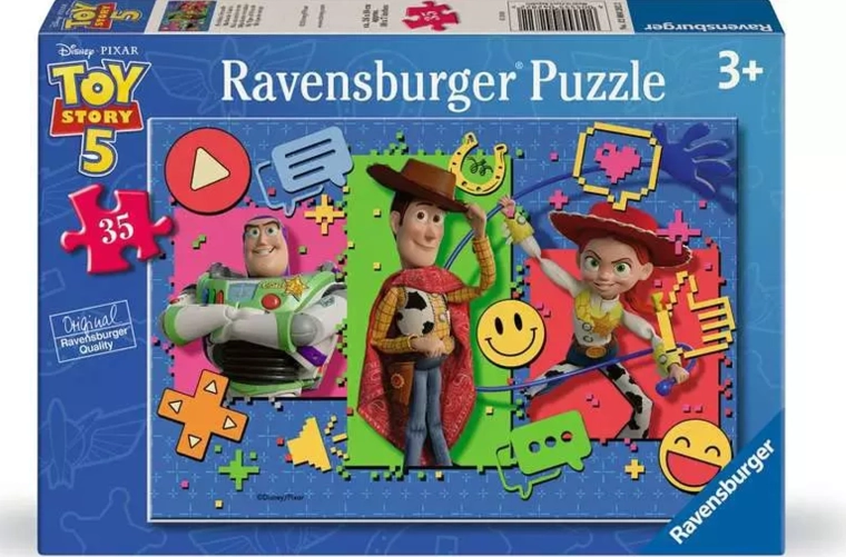 Ravensburger puzzle Toy Story 5: Játéktörténet 35 darabos