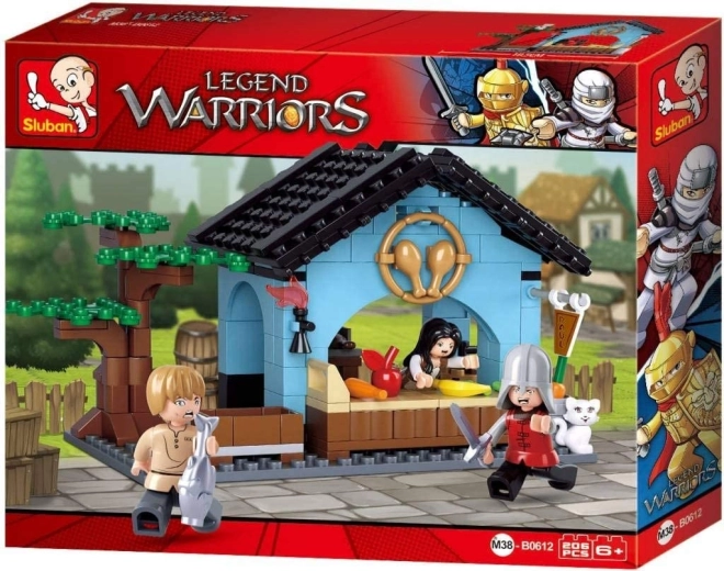 Sluban Legend Warriors Grocer építőjáték - 1 db