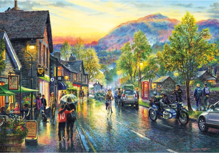GIBSONS Puzzle Grasmere alkonyatkor 500 darab