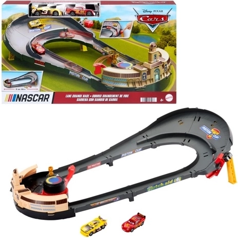 Disney és Pixar Verdák NASCAR versenypálya 2 kisautóval