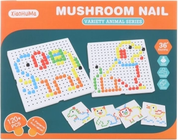 Színes pötyi mozaik 120 db