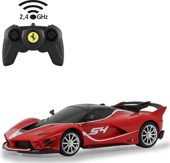 Jamara Ferrari FXX K Evo RC autó 1:24 méretarányban, piros, 2,4 GHz
