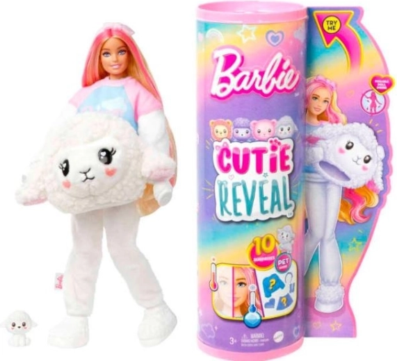Barbie Cutie Reveal Cosy Cute Tees bárányka baba