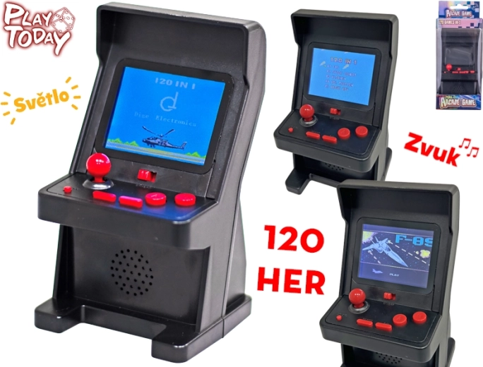 Play Today hordozható játékkonzol 120 játékkal és színes kijelzővel
