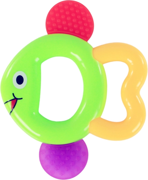 Csörgő és rágóka hal formában