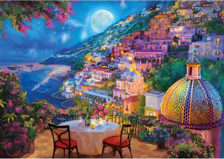 Educa puzzle Éjszakai Positano 2000 darab