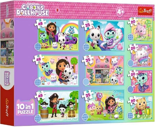 Puzzle 10 az 1-ben Gabby és az ő világa