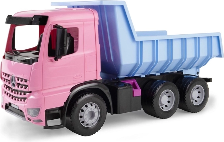 Lena GIGA Trucks billenős Mercedes Arocs türkiz–rózsaszín