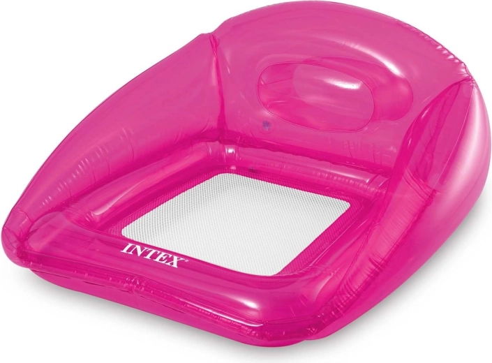 Felfújható lebegő rózsaszín Intex karosszék