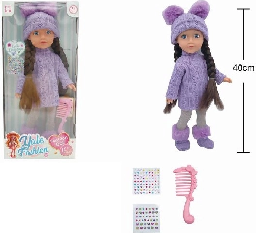 30 cm-es baba kiegészítőkkel, iszik és pisil