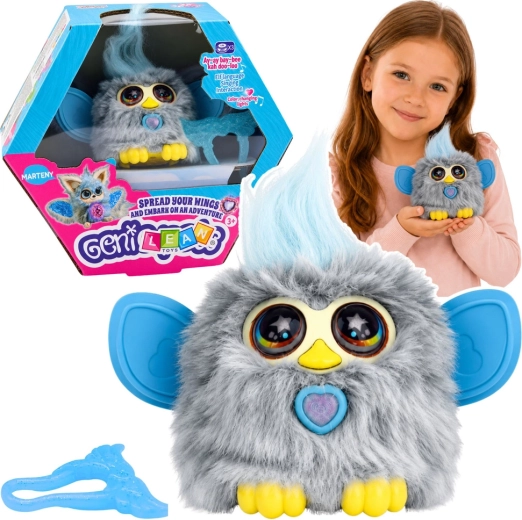 Interaktív Genie Pets lény fényekkel és hangokkal, szürke