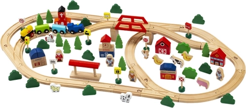 Babu fa vonatpálya, 100 darab