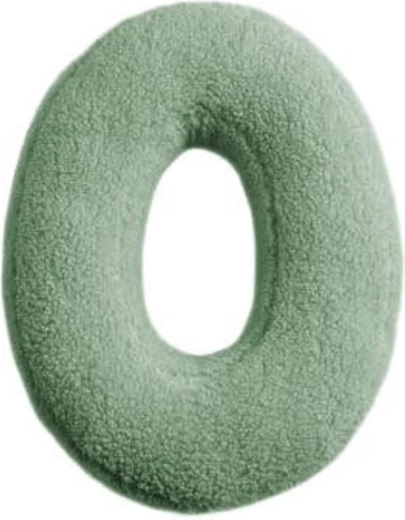 Mealini plüss betű O zöld - 1 db