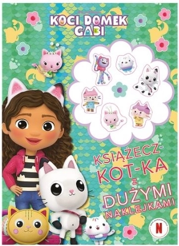 Gabi’s Dollhouse: cicás matricás foglalkoztató könyv