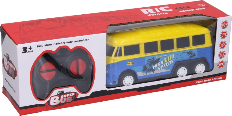 Távirányítós RC busz 19 cm – 1 db