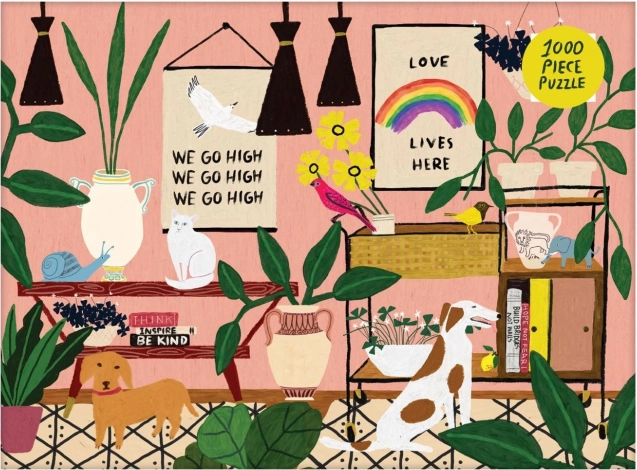 GALISON Puzzle Itt él a szerelem 1000 darab