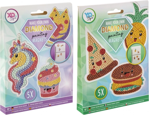 Gyémántköves mágneskészítő szett, 5 db