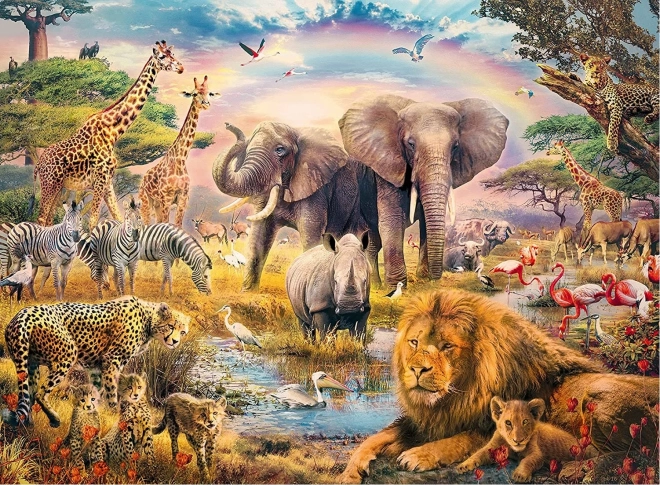 Ravensburger puzzle African Safari 100 darabos