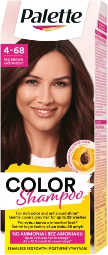 Palette Color Shampoo 4-68 gesztenyebarna 50 ml