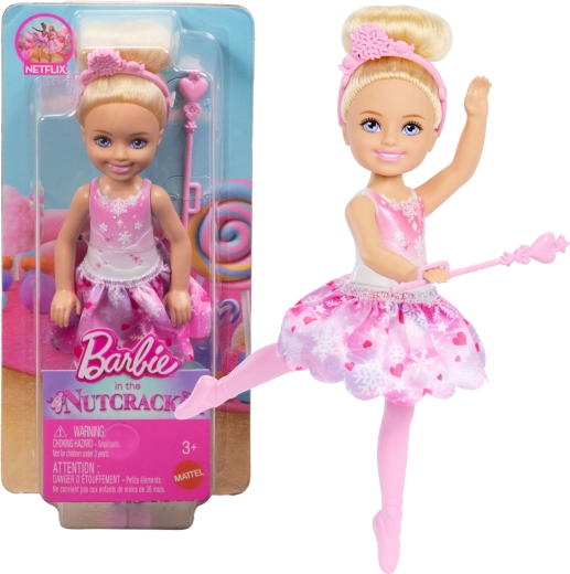 Barbie Chelsea balerina hó tündér (Diótörő) - 1 db