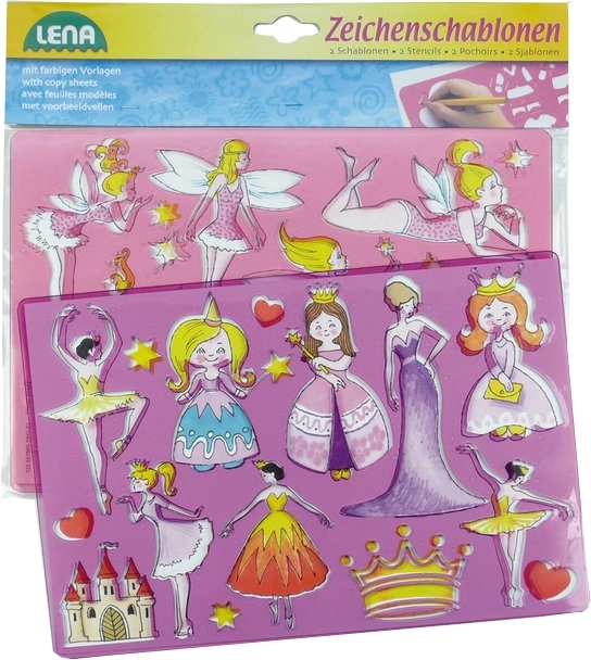LENA hercegnős és balerina rajzsablonok