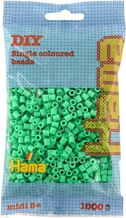 Hama Midi vasalható gyöngyök mentazöld 1000 db