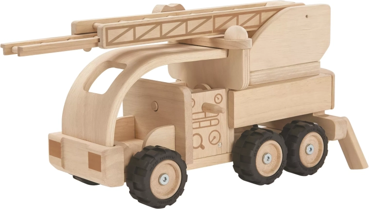 PlanToys fa tűzoltóautó létrával – különkiadás