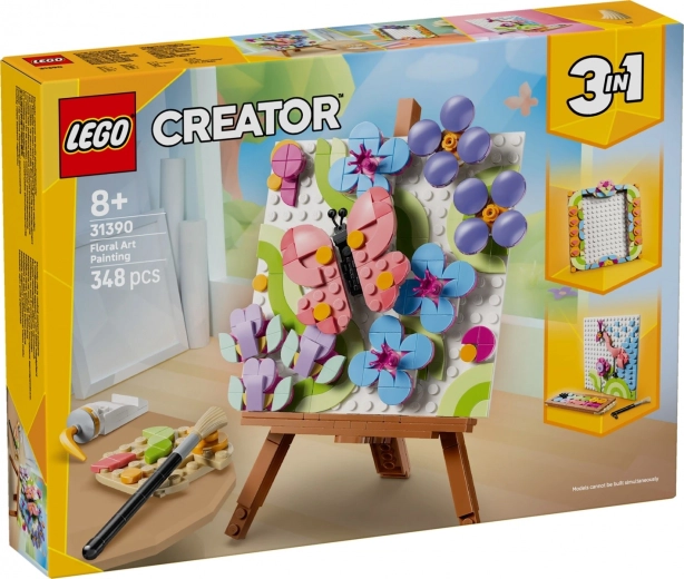 LEGO Creator dekoratív virágos kép 3 az 1-ben
