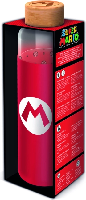 Üveges palack tokkal 585 ml – SUPER MARIO