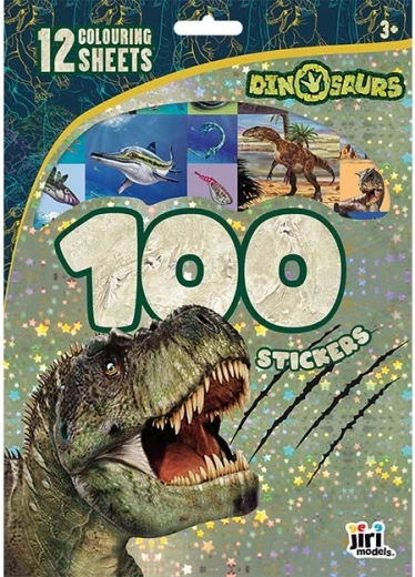 Dinós matricák és színezők – 100 db