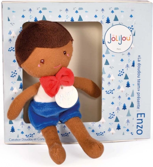 Doudou Jolijou Enzo Doudou baba 16 cm kék
