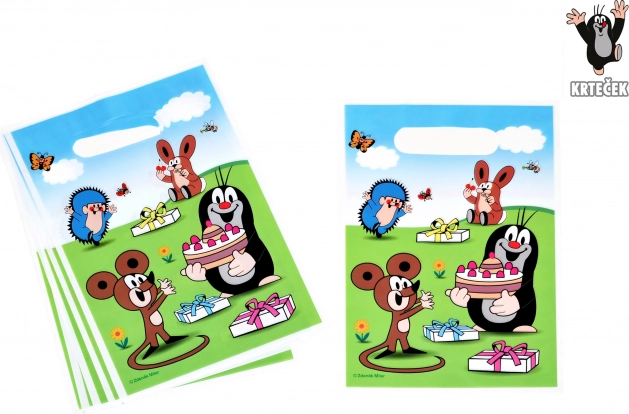 Partizacskó Kisvakond és barátai mintával 23x16 cm