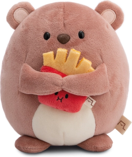 NICI MyMochi plüss maci Nomo hasábburgonyával 16 cm ajándékcsomagolásban