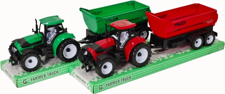 Traktor utánfutóval
