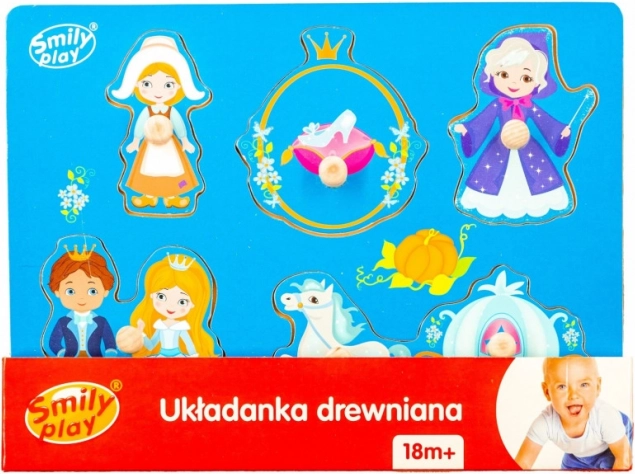 Fából készült behelyező – Hamupipőke