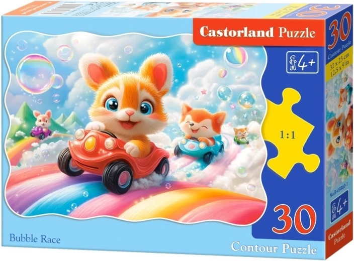 Castorland puzzle Buborékverseny 30 darabos