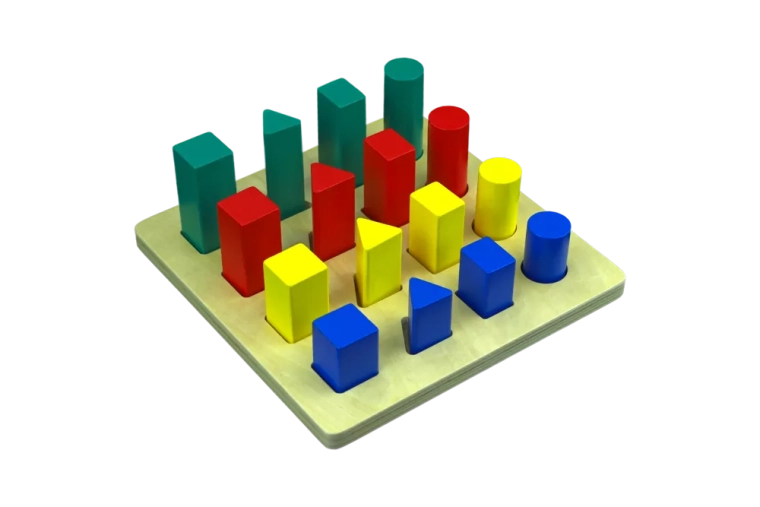 Montessori létra – geometriai testek
