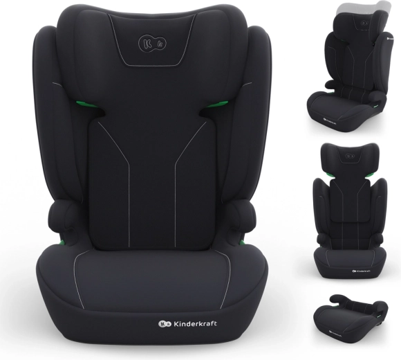 Kinderkraft i-spark 2 plus i-size autósülés 100–150 cm black