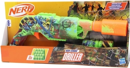 Nerf Zombie Driller kilövő forgódobbal
