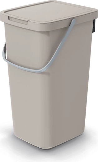 SYSTEMA Q Collect 25 l szemetes világosbarna
