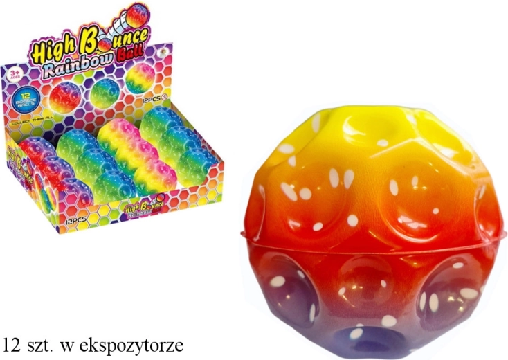 Szivárványos pattogó gumilabda ombre