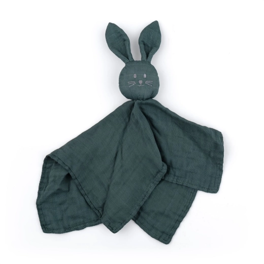 Petite&Mars bambusz muszlin szundikendő Hugo misty green