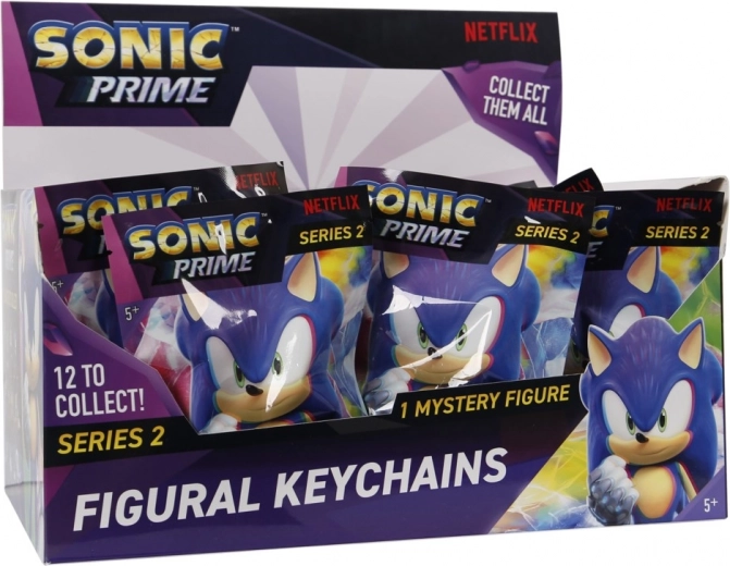 Sonic kulcstartó figura