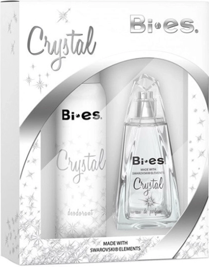 BI-ES Crystal női ajándékszett – parfüm 100 ml + dezodor 150 ml