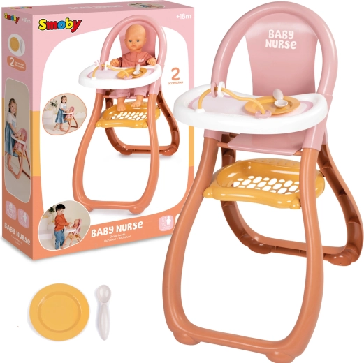 Smoby Baby Nurse etetőszék babákhoz