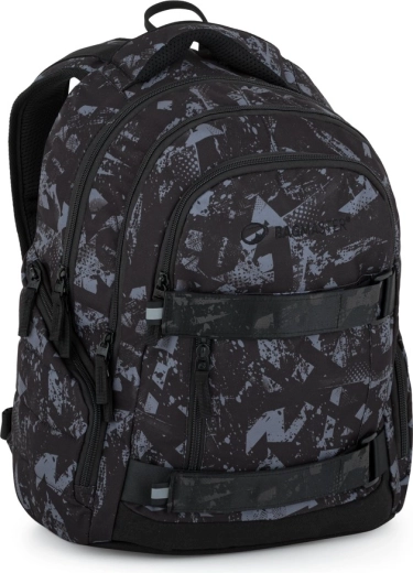 Bagmaster NOMAD 25 fekete-szürke diák hátizsák