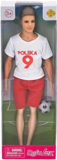 Defa Lucy focista baba lengyel mezben labdával 30 cm - 1 db